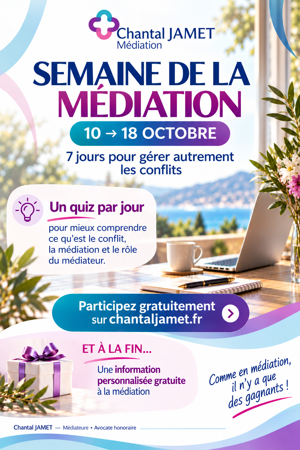 Semaine de la médiation avec Chantal Jamet